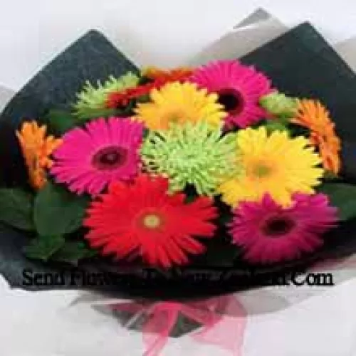 Bunch Of Mixed Colored Daisies